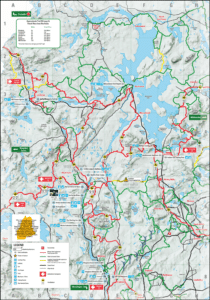 2025 forks area snowmobile map