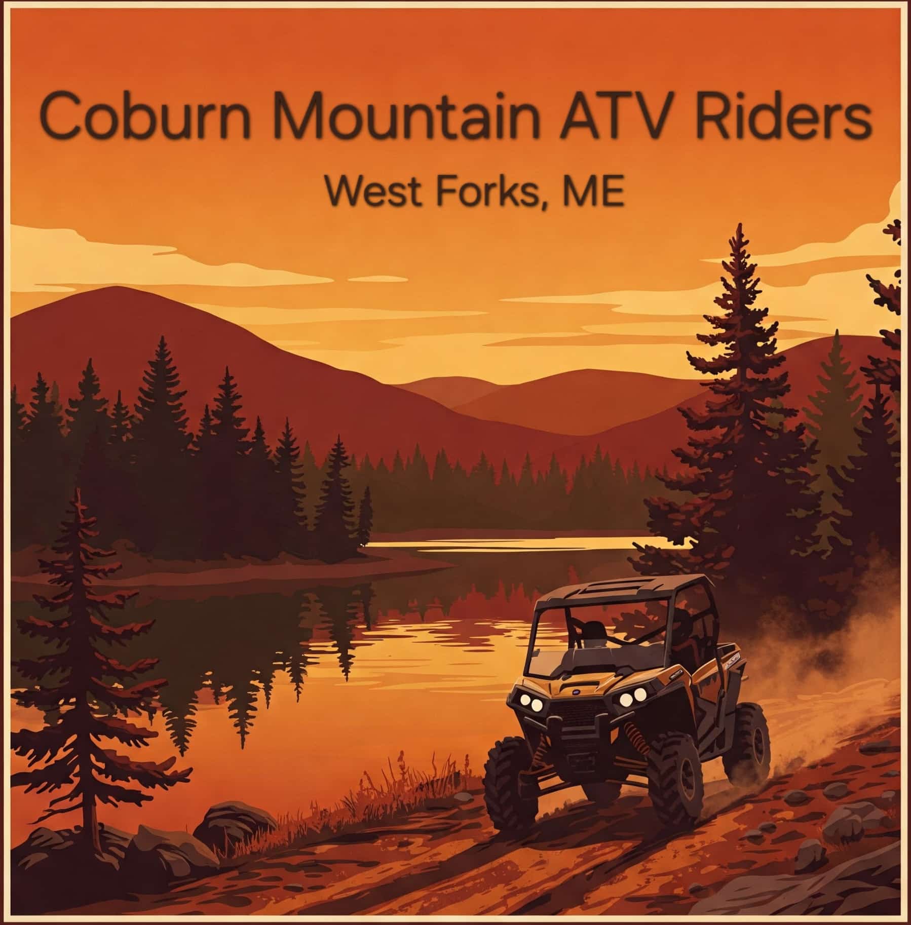 Trails club logo in the Forks area.